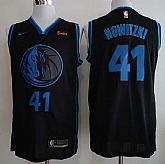 Mavericks 41 Dirk Nowitzki Black 2018 19 City Edition Nike Swingman Jersey,baseball caps,new era cap wholesale,wholesale hats